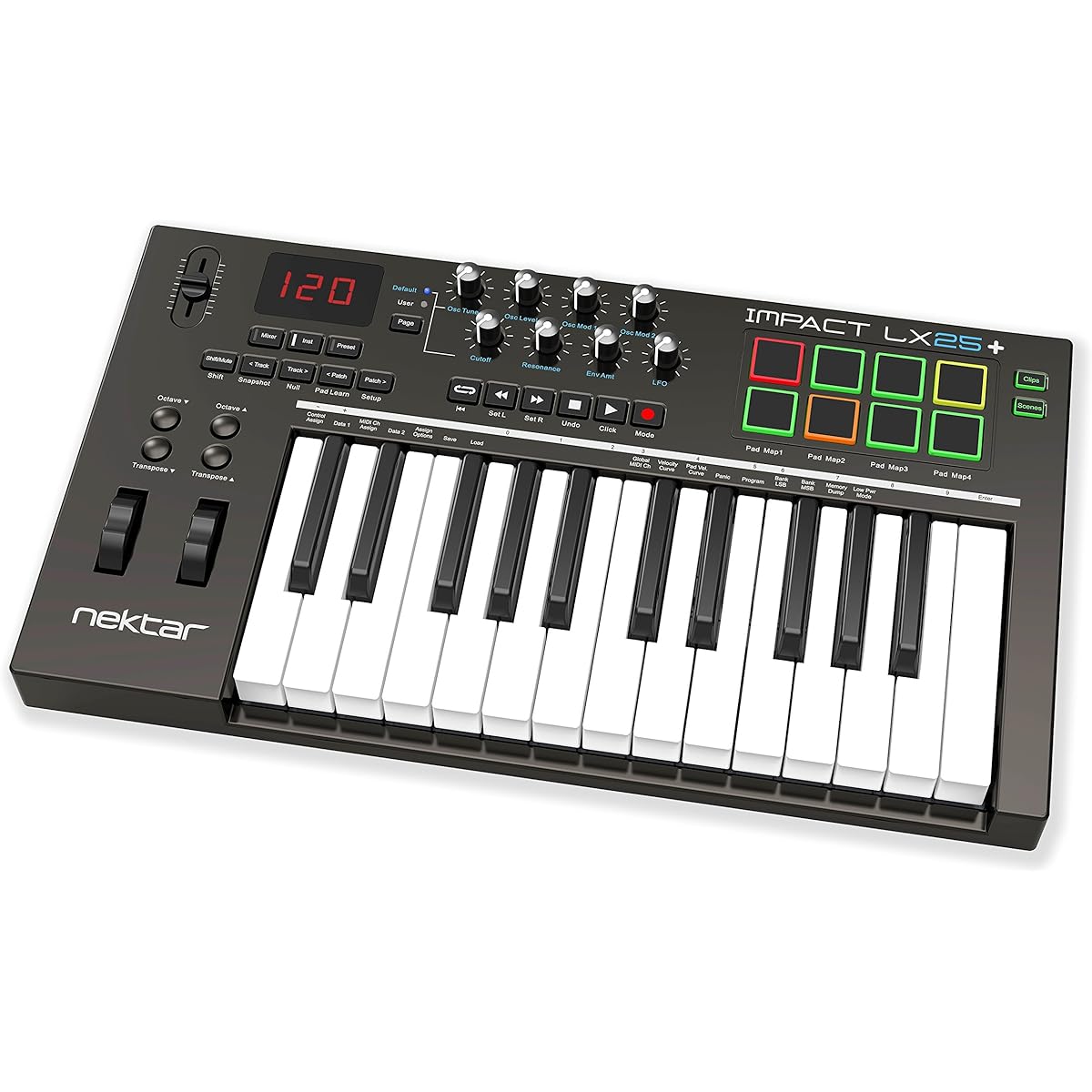 Nektar Technology IMPACT LX25+ MIDI Controller 25 Keys Keyboard DAW DTM Transport Pad Encoder Fader [Domestic Genuine Product]