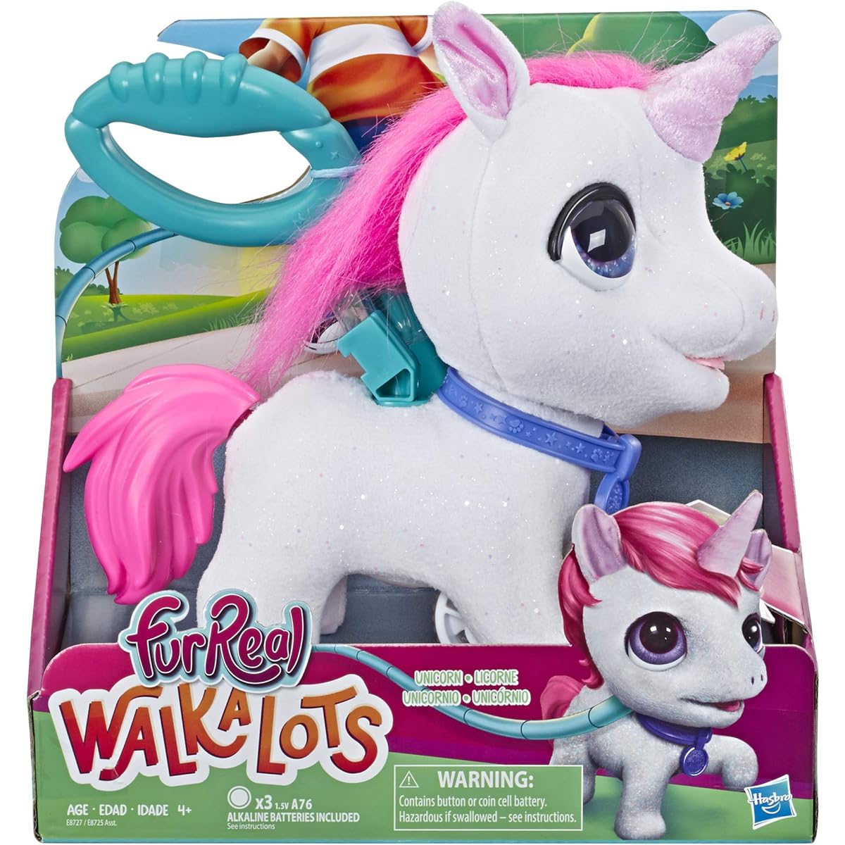 Hasbro E8727 FurReal Walkalots Big Wags - Unicorn
