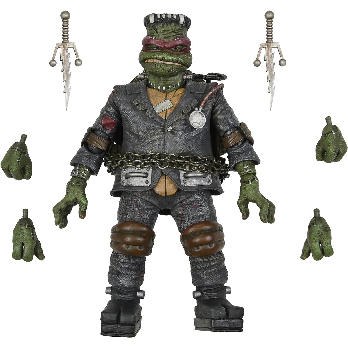 NECA Ultimate Raphael as Frankenstein's Monster 7-Inch Scale Action Figure