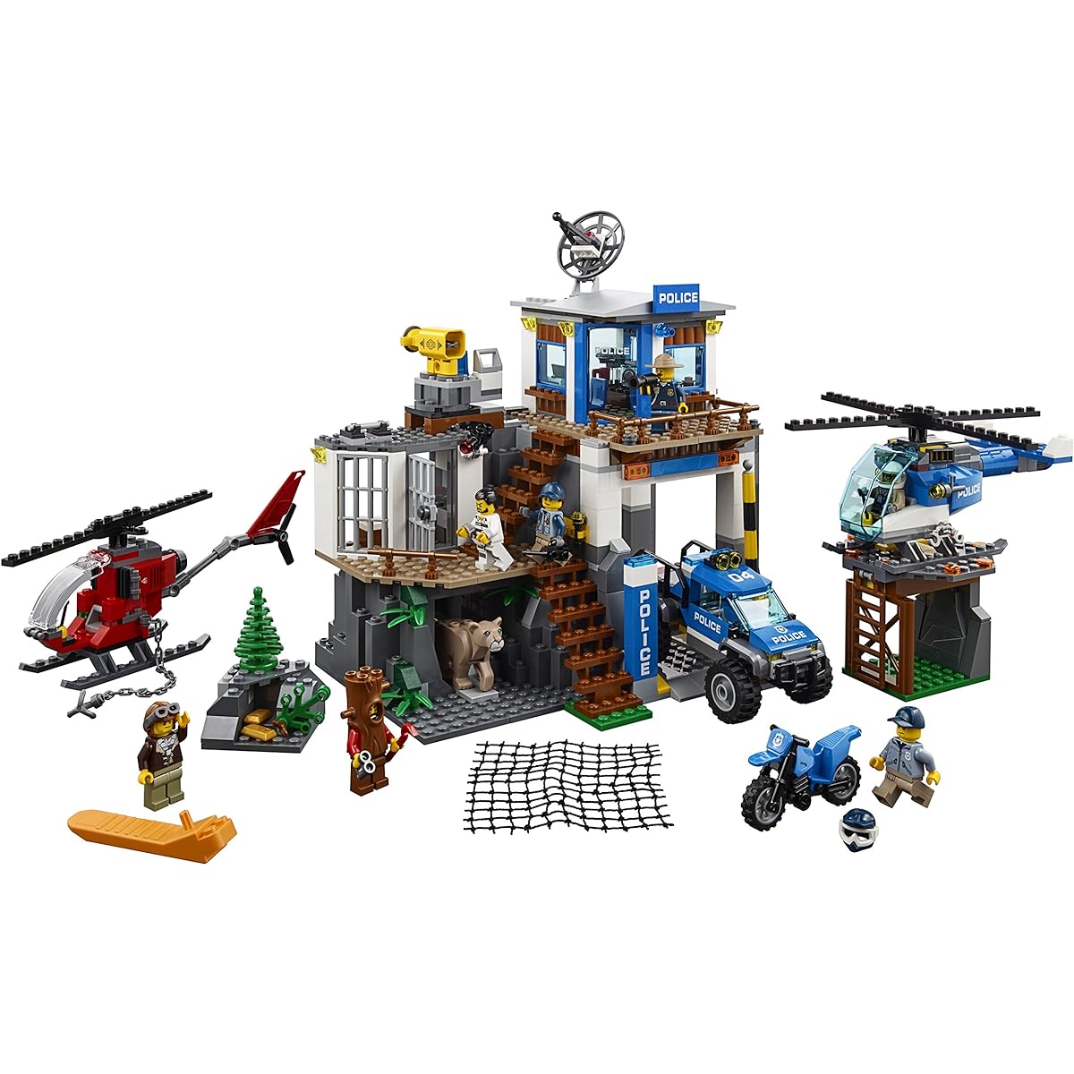 LEGO City Police Mountain Police Headquarters 60174 Building Kit (663 Piece)