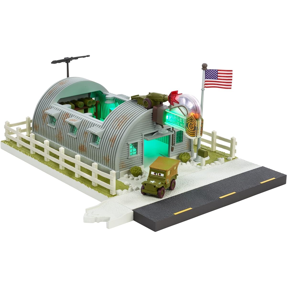 Cars 2017 Mattel 1:55 Minicar Playset Precision Series Sarge's Surplus Hut / MATTEL CARS PLAYSET PRECISION SERIES SARGE'S SURPLUS HUT [Parallel import goods] Disney Pixar Disney PIXAR