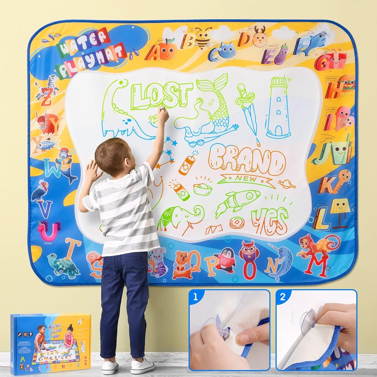 Kids Painting Writing Doodle Toy Mat (My ABC 40" x 32")