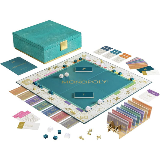WS Game Company Monopoly Del Mar Shagreen Edition