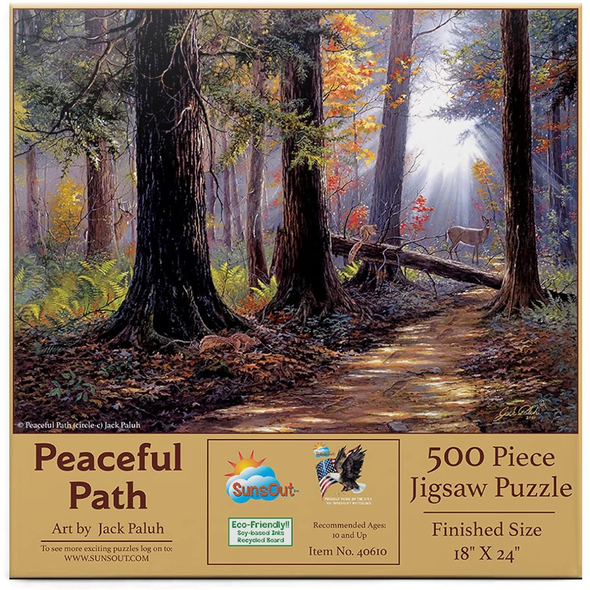 SUNSOUT INC Peaceful Road 500 Piece Jigsaw Puzzle
