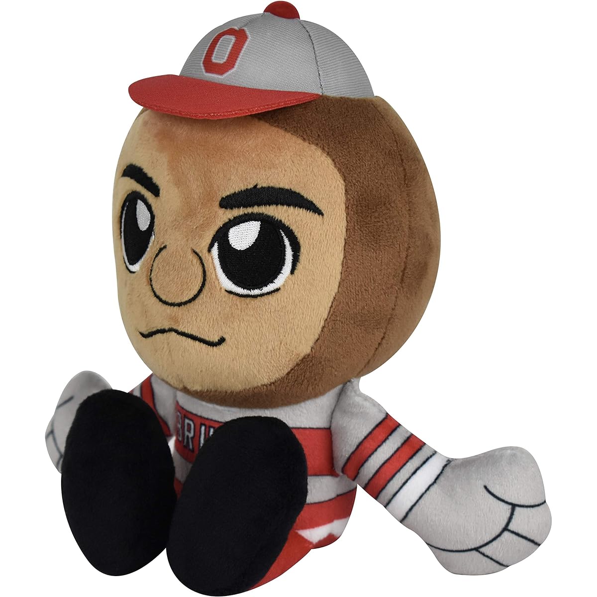 Bleacher Creature Ohio State Buckeyes Brutus 8" Curiecha Sitting Plush Soft Chibi Inspired Mascot