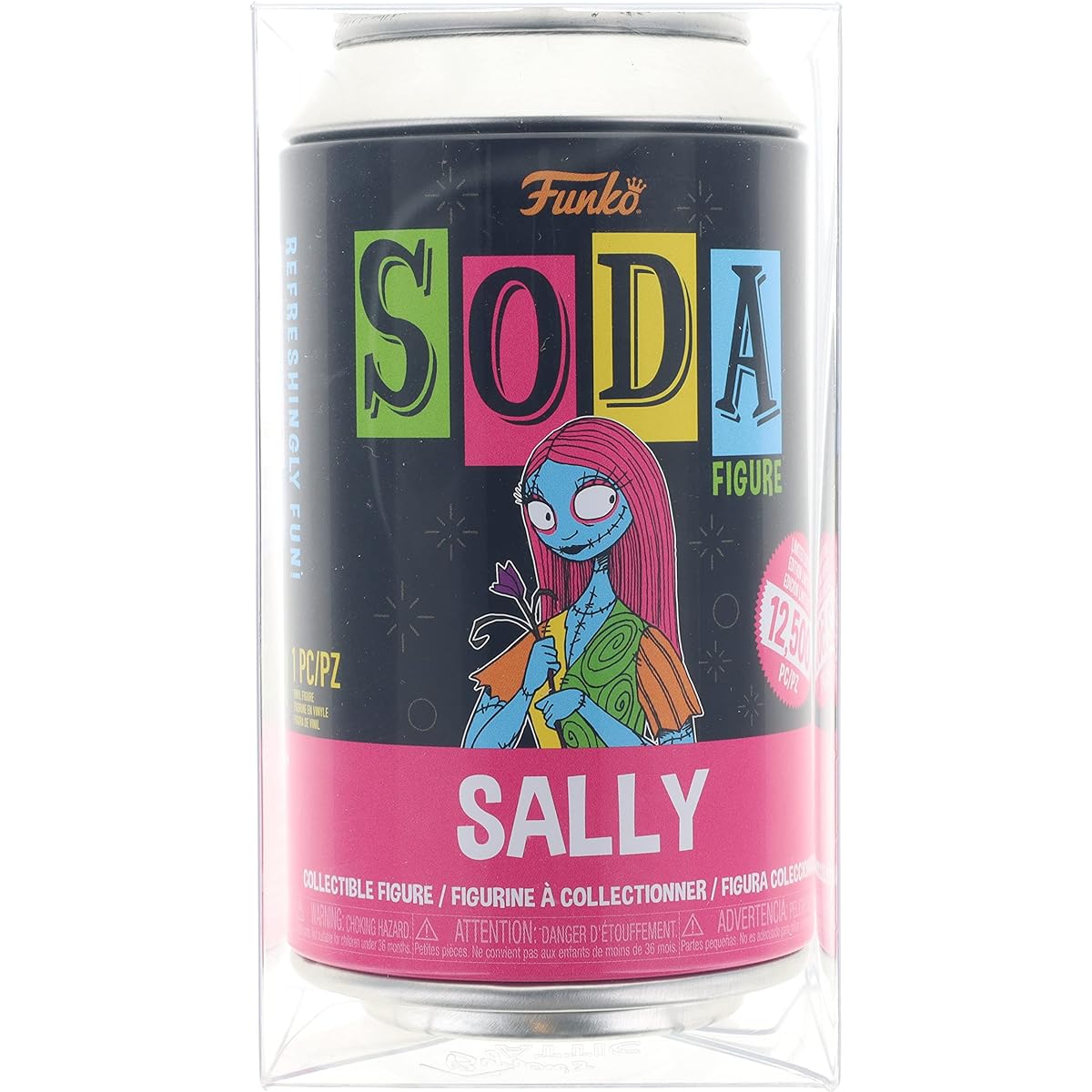 Funko Vinyl Soda The Nightmare Before Christmas - Sally Blacklight with Byron's Attic Soda Protector