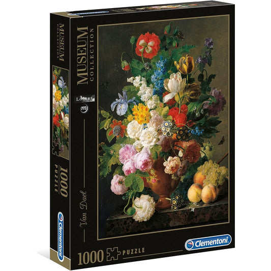 1000 Piece Jigsaw Puzzle Clementoni Vase van Dael: Bowl of Flowers 48 x 68 cm 31415