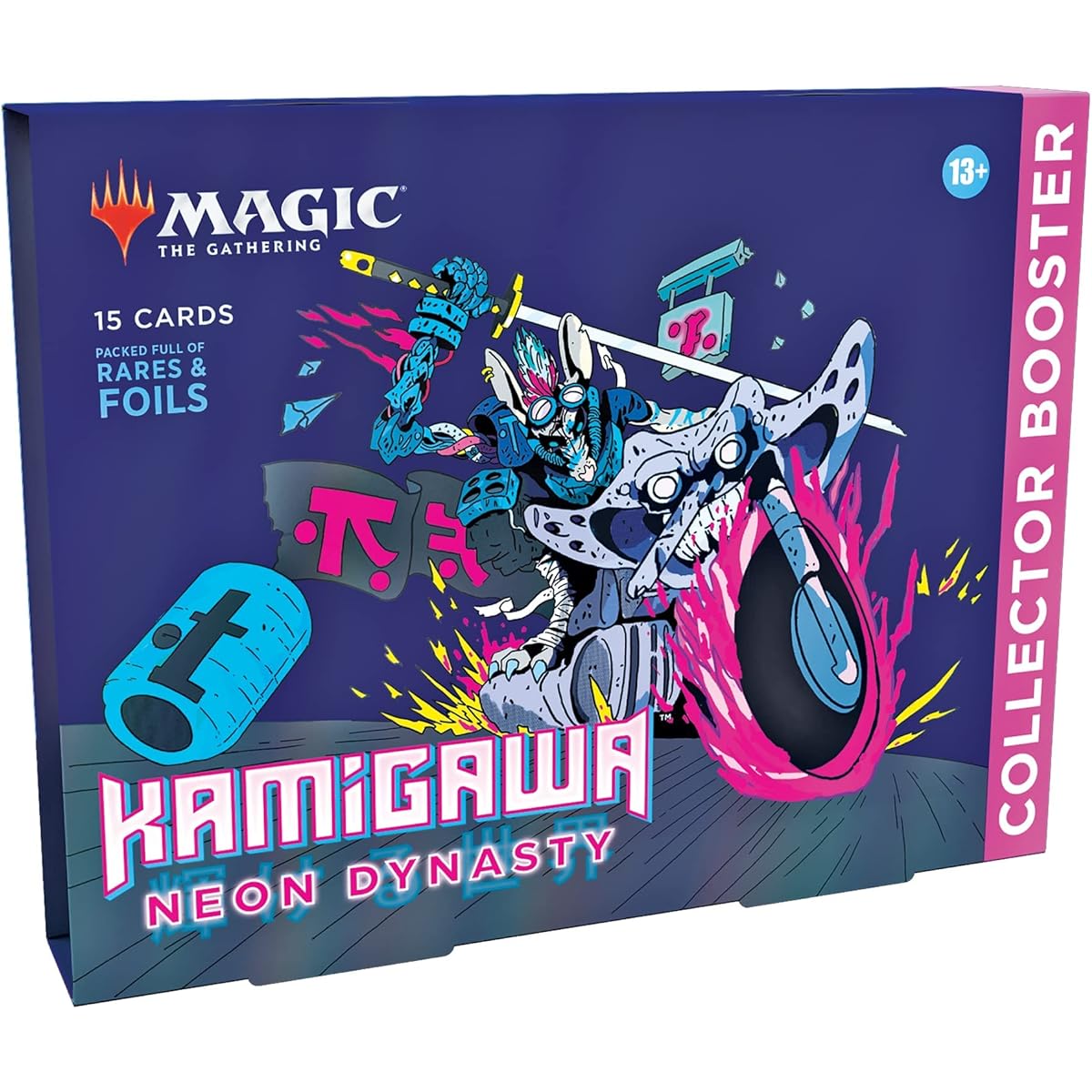 Magic: The Gathering Kamikawa Neon Dynasty Collector Booster | 15 Magic Cards