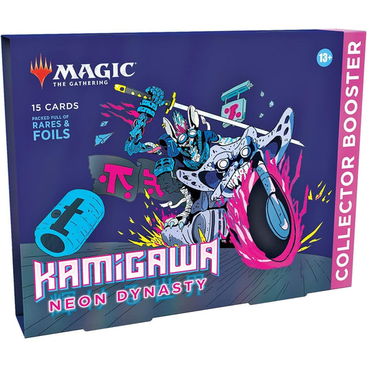 Magic: The Gathering Kamikawa Neon Dynasty Collector Booster | 15 Magic Cards