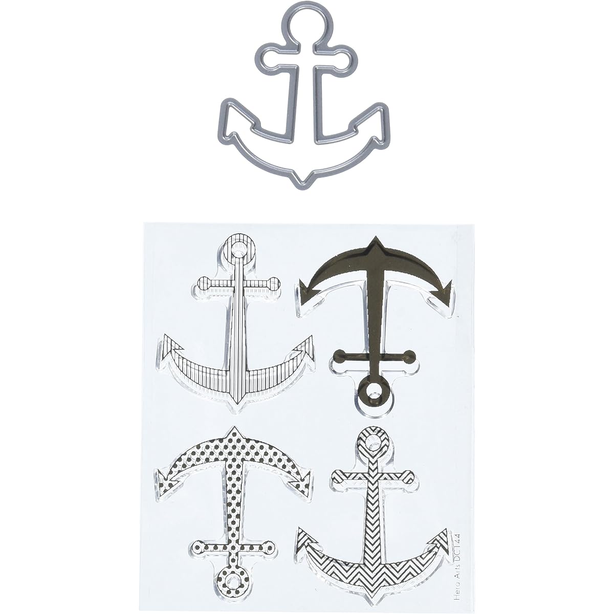 Hero Arts Stamps and Cut Anchor Stamps Matching Die Cut Set