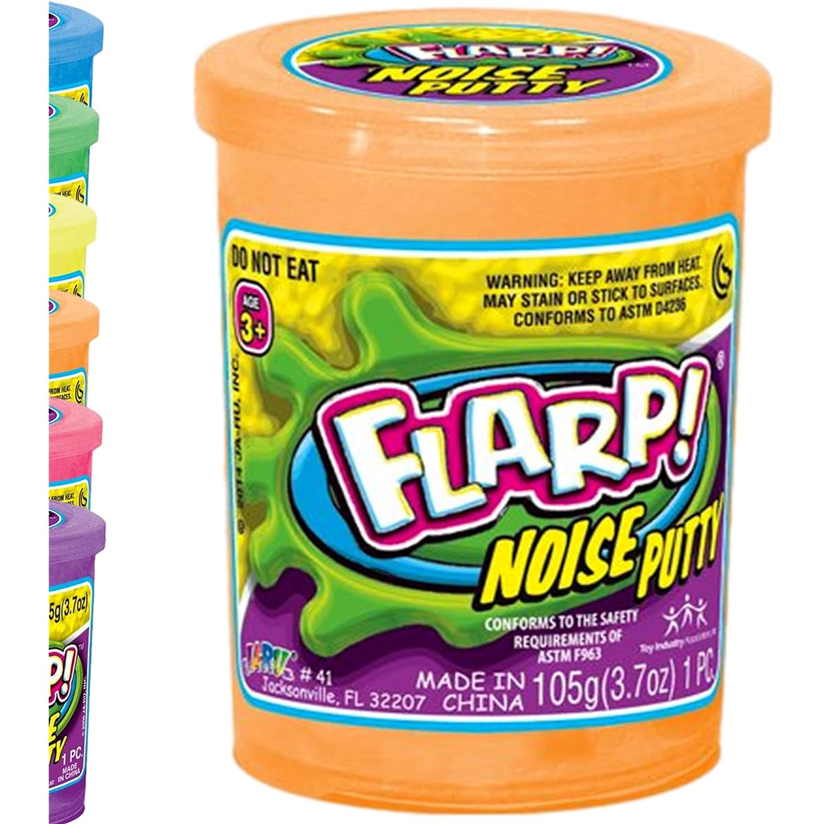 Flarp Noise Putty Scented by JA-RU (1 Unit Assortment) Squishy Sensory Toy for Easter, Autism Stress Toy, Great Party Favors, Great Fidget Toy for Kids and Adults Boys & Girls 10041-1p
