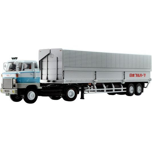 Tomica Limited Vintage Neo 1/64 LV-N167a Hino HE366 Wing Roof Trailer (Nippon Fruehauf FPR239) White/Blue Finished Product
