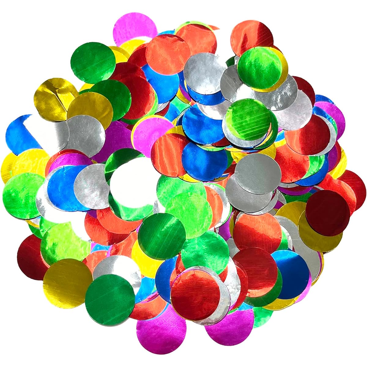 Ultimate Confetti - Multicolor Metallic Mylar Confetti Dots - 30,000 Pieces (1 lb)