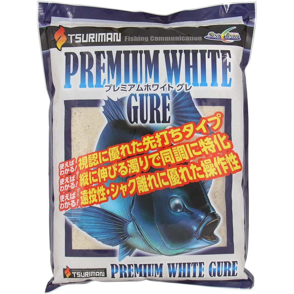 TSURIMAN Fish Attracting Material for Gray Set of 4 Bags [Color Gray/Glenavi/Premium Red Gray/Premium White Gray] Sprinkling Bait