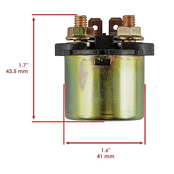 Compatible with Caltric Starter and Relay Solenoid Kawasaki Prairie 400 2X4 4X4 KVF400 1997-2002