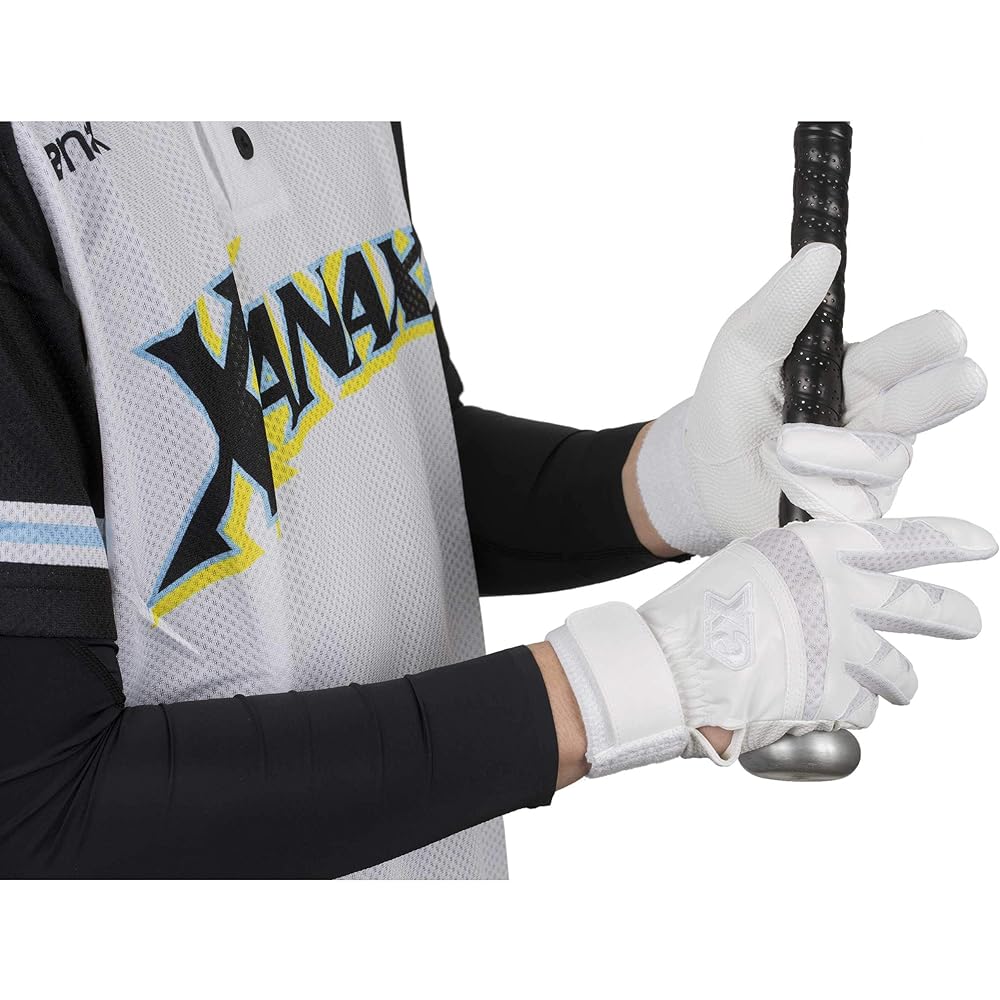 XANAX Baseball Batting Gloves for Both Hands BBG500K Compatible with High School Baseball