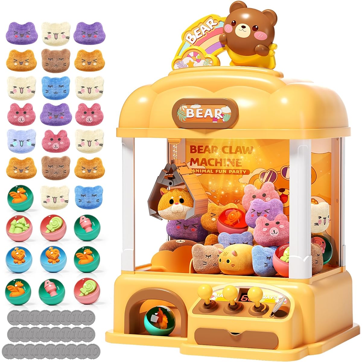 Aiqi Children's Claw Machine (Milk Tea Bear 2)