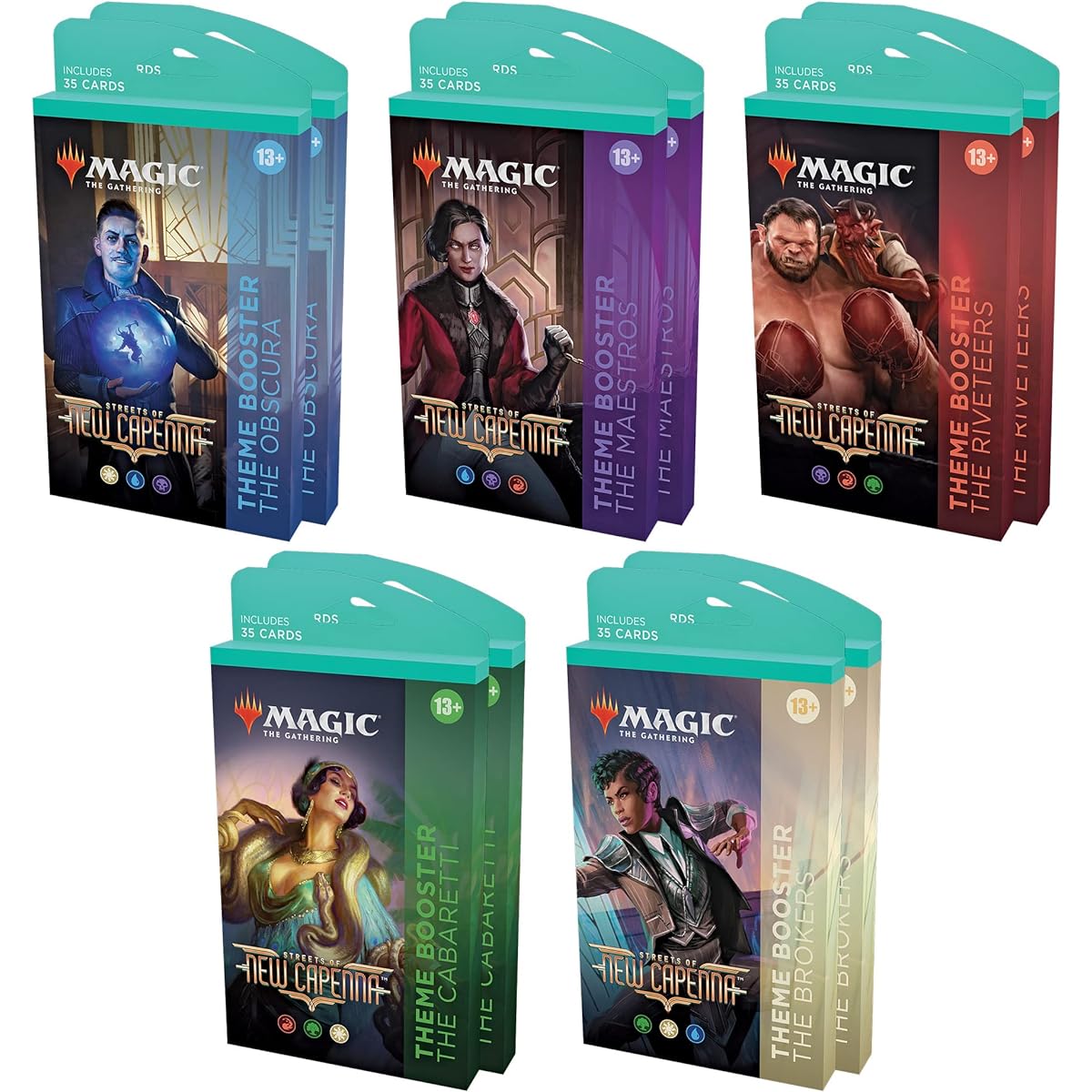 Magic the Gathering Wizards of the Coast City of New Kapena Theme Booster Display (10) English Version