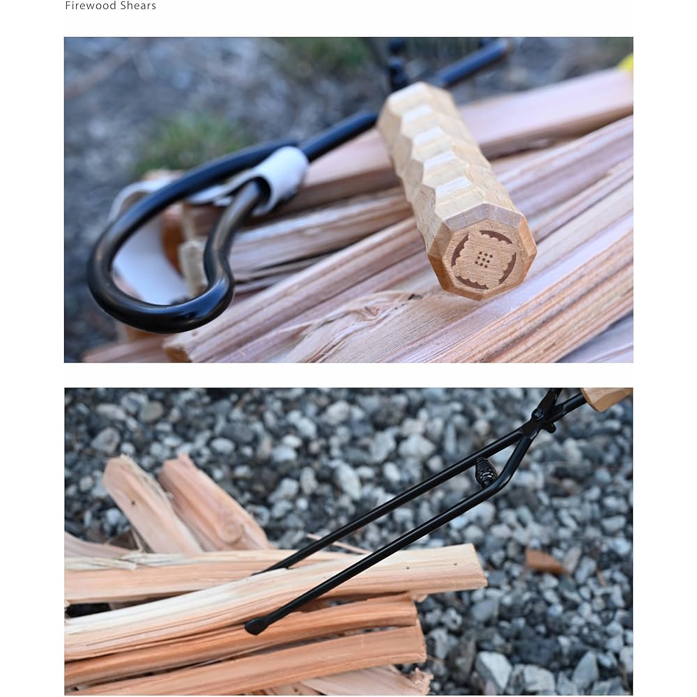 S'more Firewood scissors Bonfire Camping Barbecue Fire scissors SMOMakiBasa