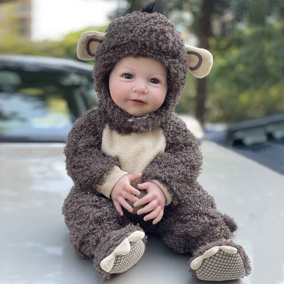 OtardDolls 20 Inch Reborn Doll Cute Monkey Baby Doll Great Gift for Your Beloved Child