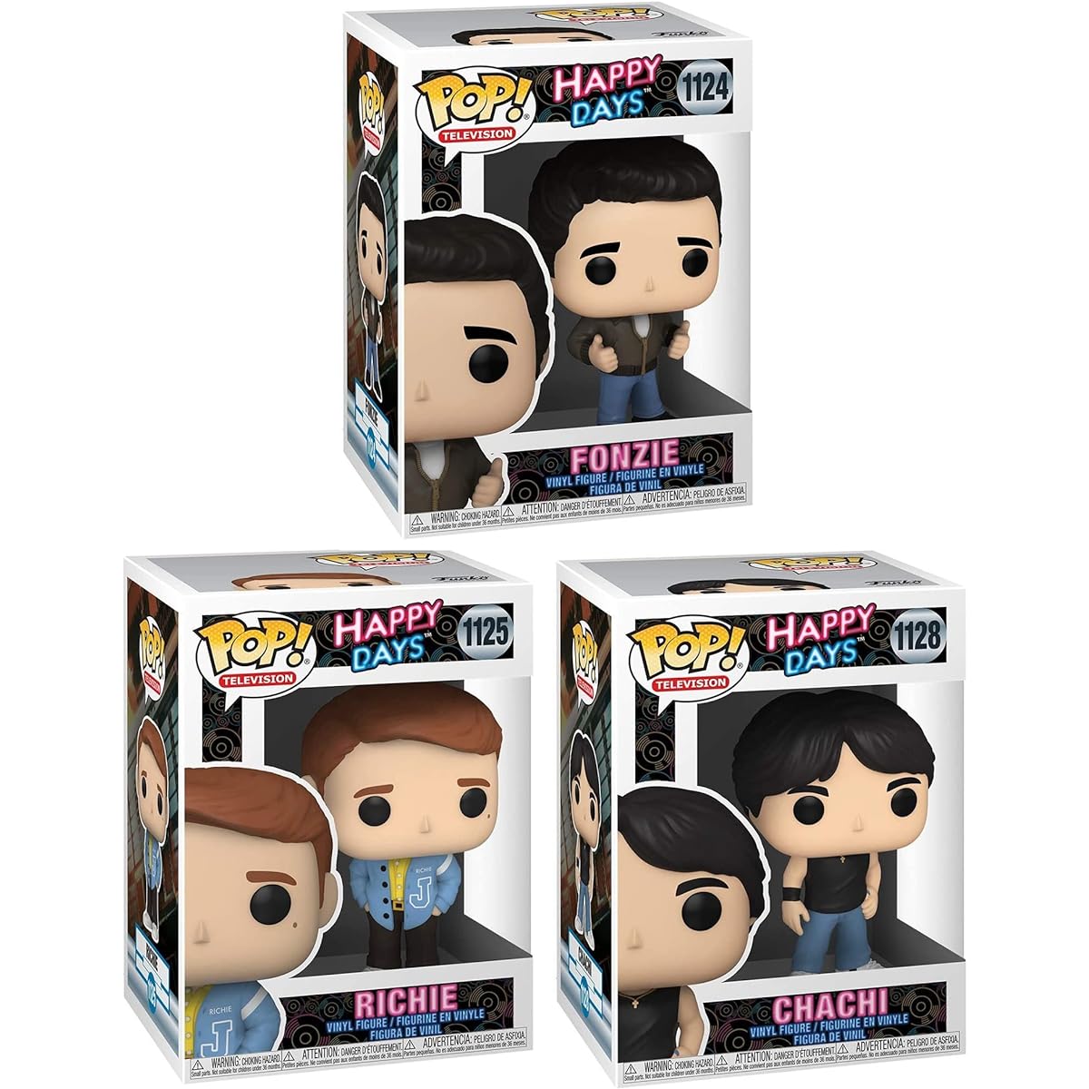 Funko TV: POP! Happy Days Collectors - Fronzie, Richie, and Chachi