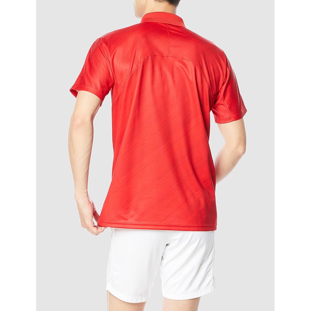 [Mizuno] Tennis Wear, Collared Game Shirt, Short Sleeve, Sweat Absorbent, Quick Drying 62JA1503