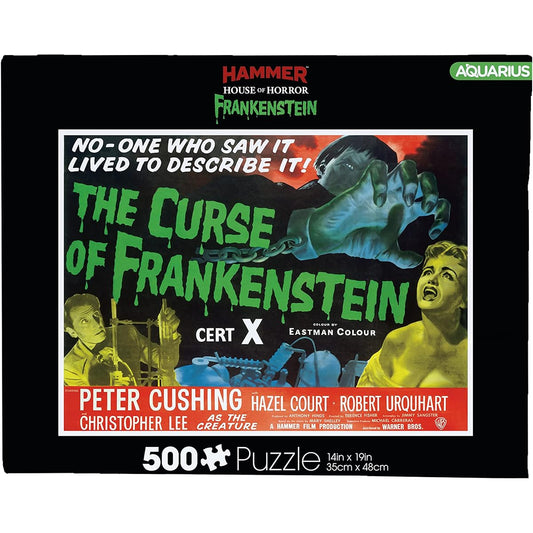 AQUARIUS - Hammer Frankenstein 500 Piece Jigsaw Puzzle