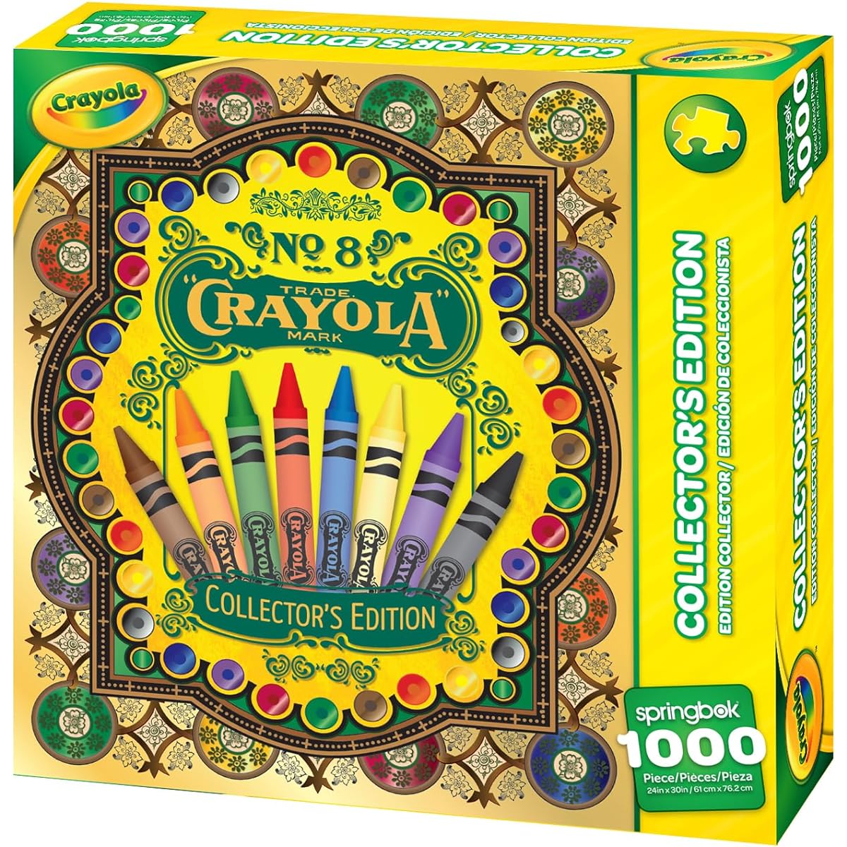 Springbok Crayola Collector's Edition 1000 Piece Jigsaw Puzzle for Adults Made in the USA