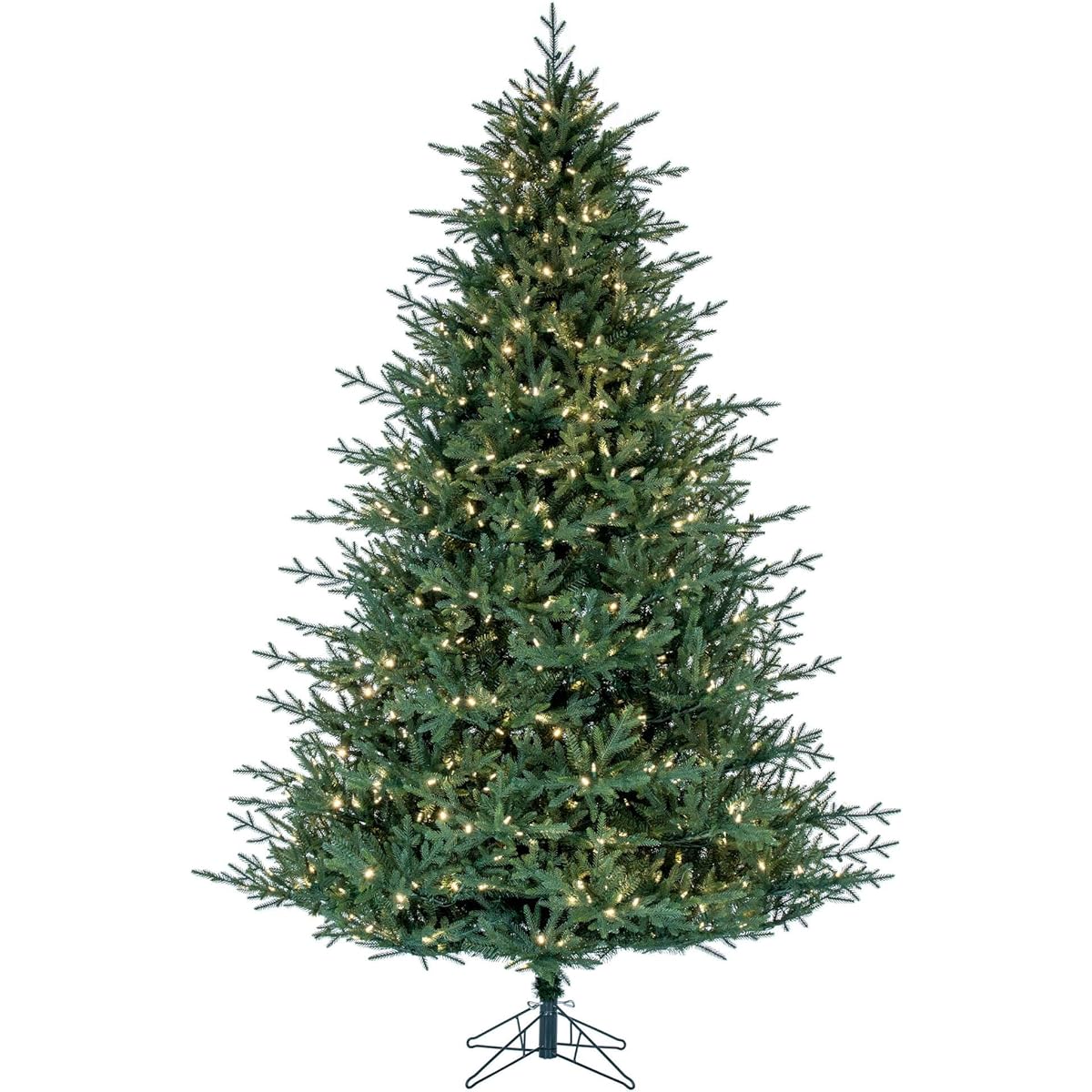 Vickerman 6.5ft Itasca Fraser Artificial Christmas Tree with Warm White LED Duralite Lights - Lifelike Indoor Seasonal Home Decoration - Maintenance Free Faux Fraser Christmas Tree