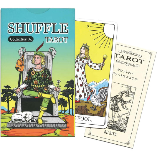 Shuffle Tarot A Japanese Explanation Book "Pocket Manual" Included Tarot Cards