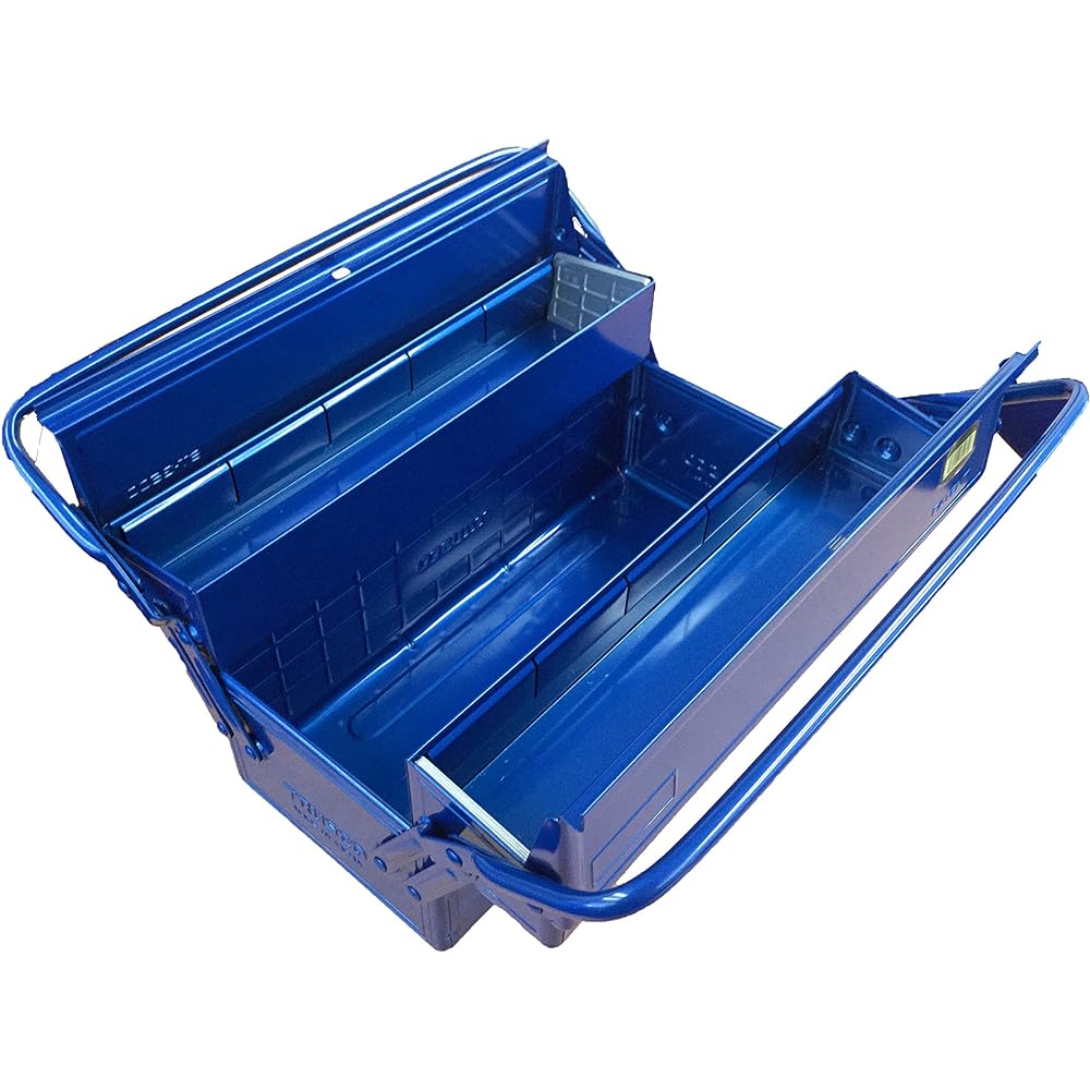 TRUSCO 2-tier tool box 350X160X260 Blue ST-3500-B