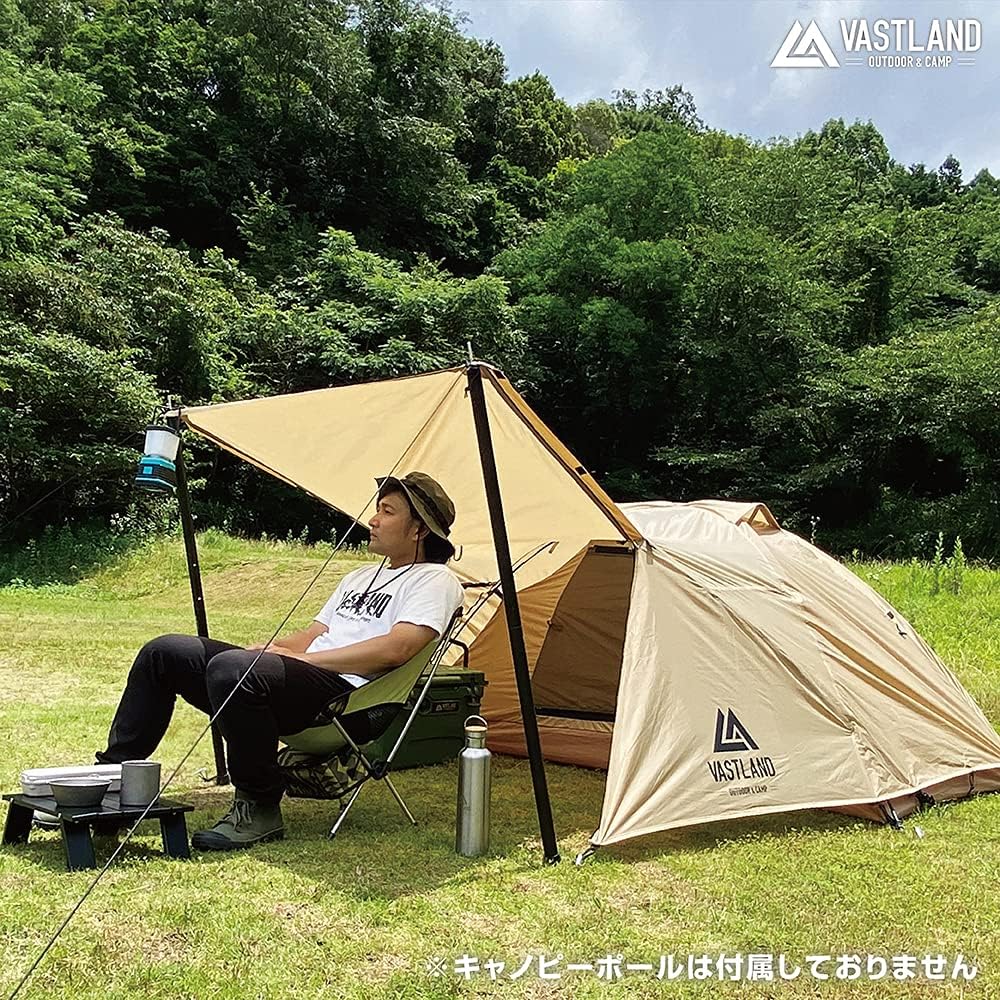 VASTLAND Dome-shaped touring tent solo for 1 to 2 people