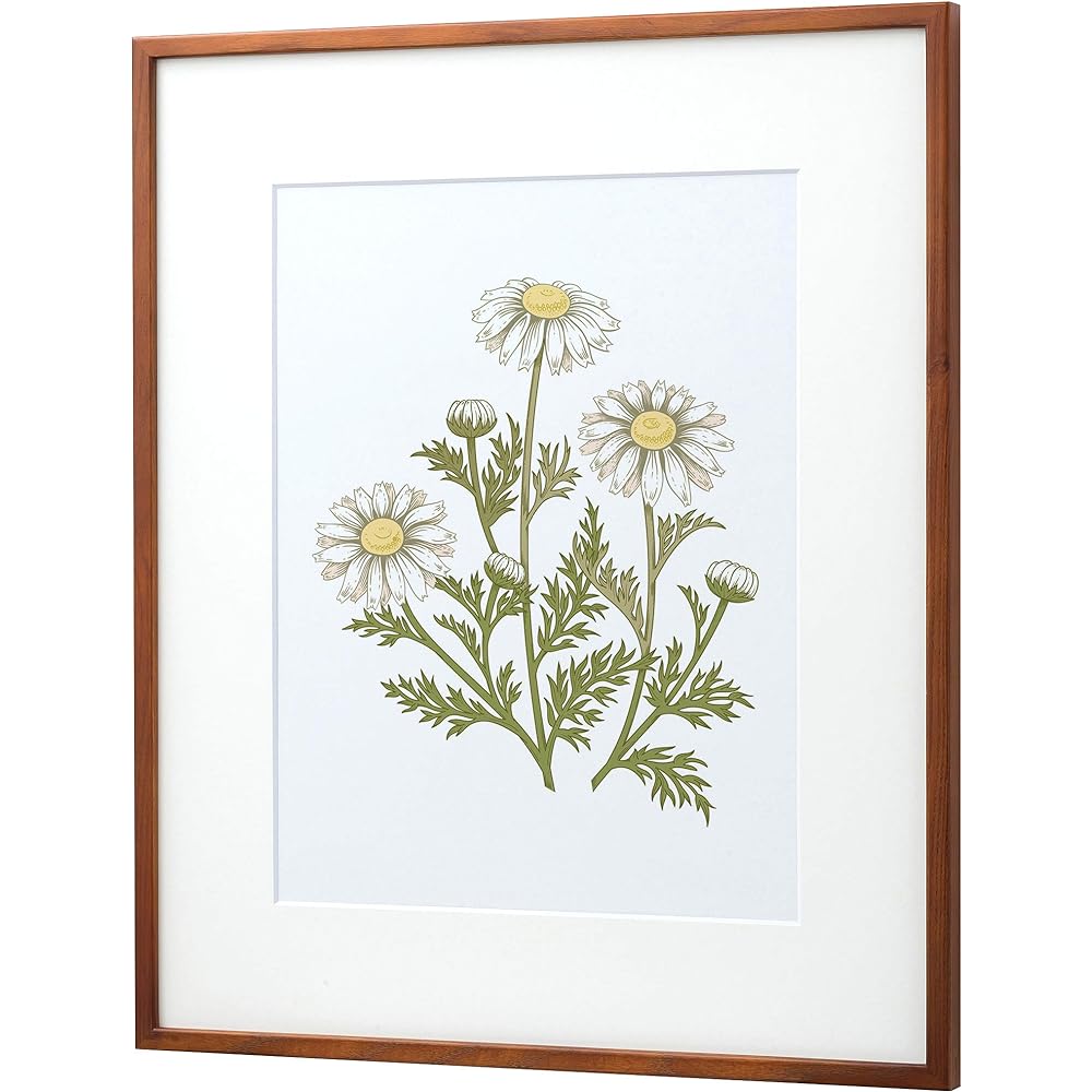 Larson Juul Picture Frame D816 Watercolor F10 (inner size 670x595mm) with hollow mat (window size 516x441mm) Oak color