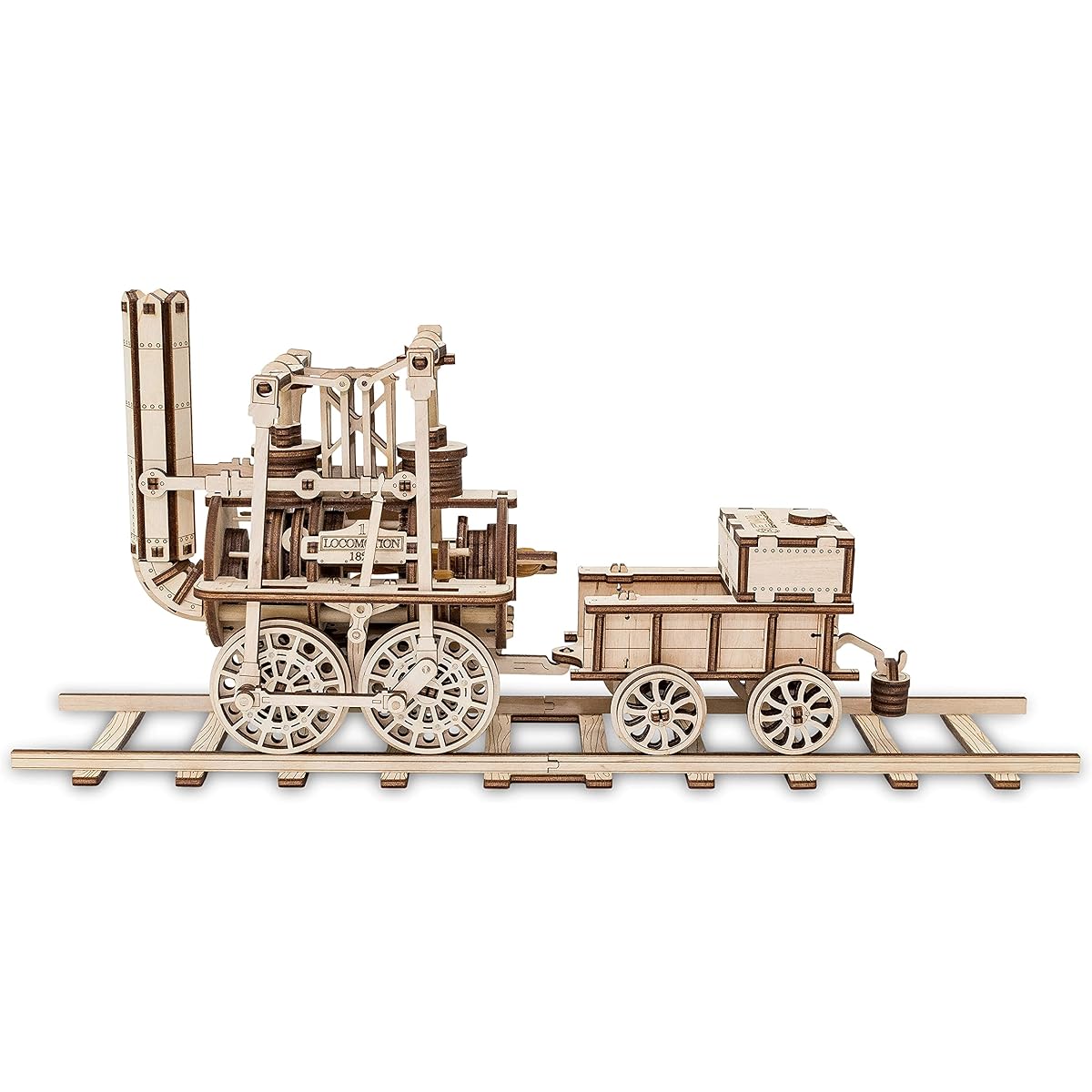 EWA Eco Wood Art Locomotion Wooden 3D Puzzle