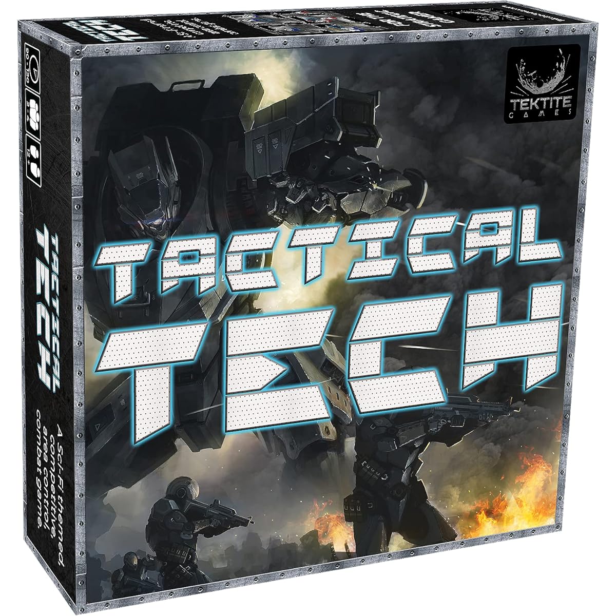 Tektite Games Tactical Tech Board Game Sci-fi Strategy Space War Board Game for Adults and Teens Ages 12 and Up, 2-4 Players