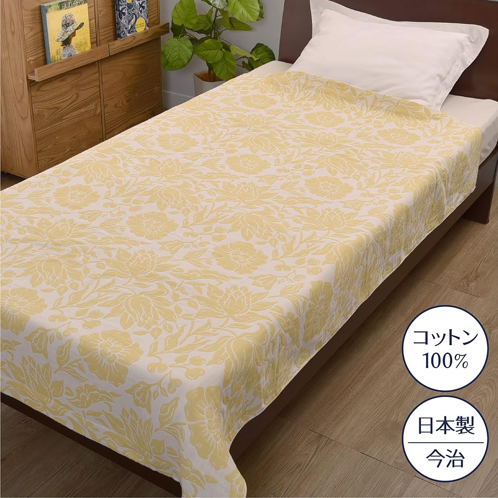 nishikawa Imabari Gauze Blanket Single Washable 100% Cotton Morris Gallery Soft Triple Gauze Made in Japan Beige FR03101007