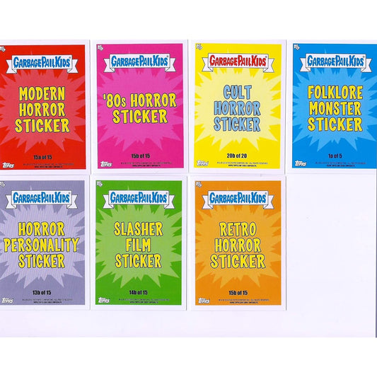 2019 GPK Revenge OH Horror-Ible Complete Sticker Set 1-200