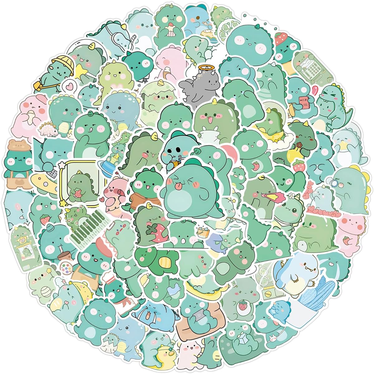 Cute Dinosaur Stickers