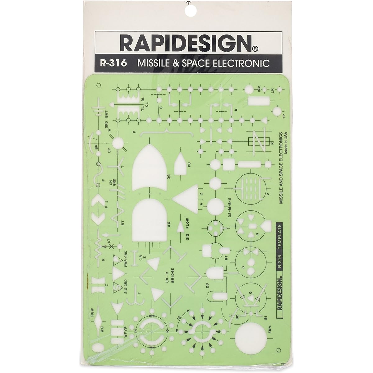 Rapidesign Electroneer template 1 each (R31)