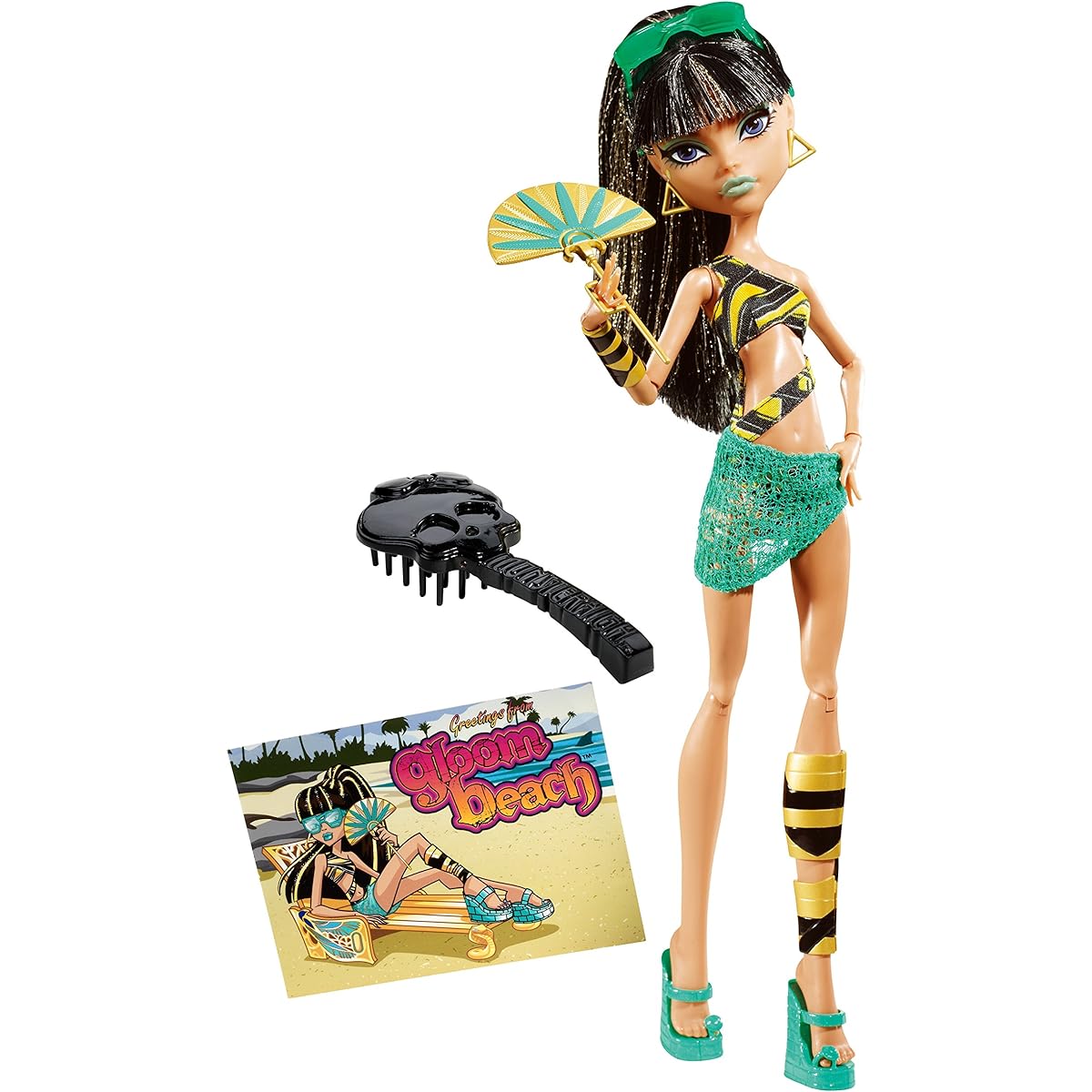 Monster High Cleo De Nile Gloom Beach Version Monster High Cleo De Nile Doll Parallel import goods