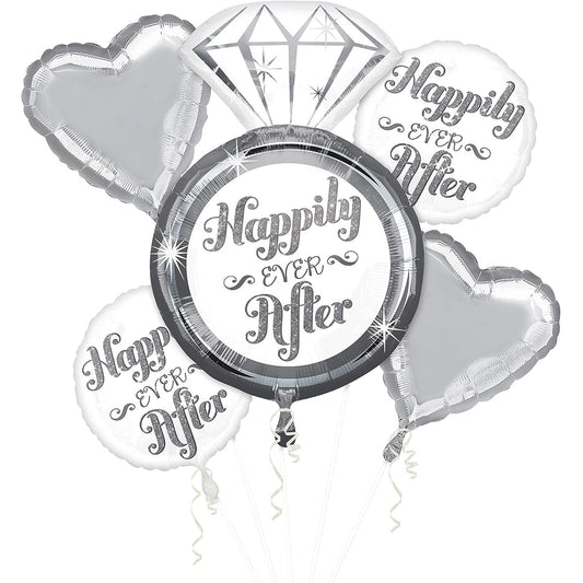 Amscan International 3445701 Happily Ever After Foil Balloon
