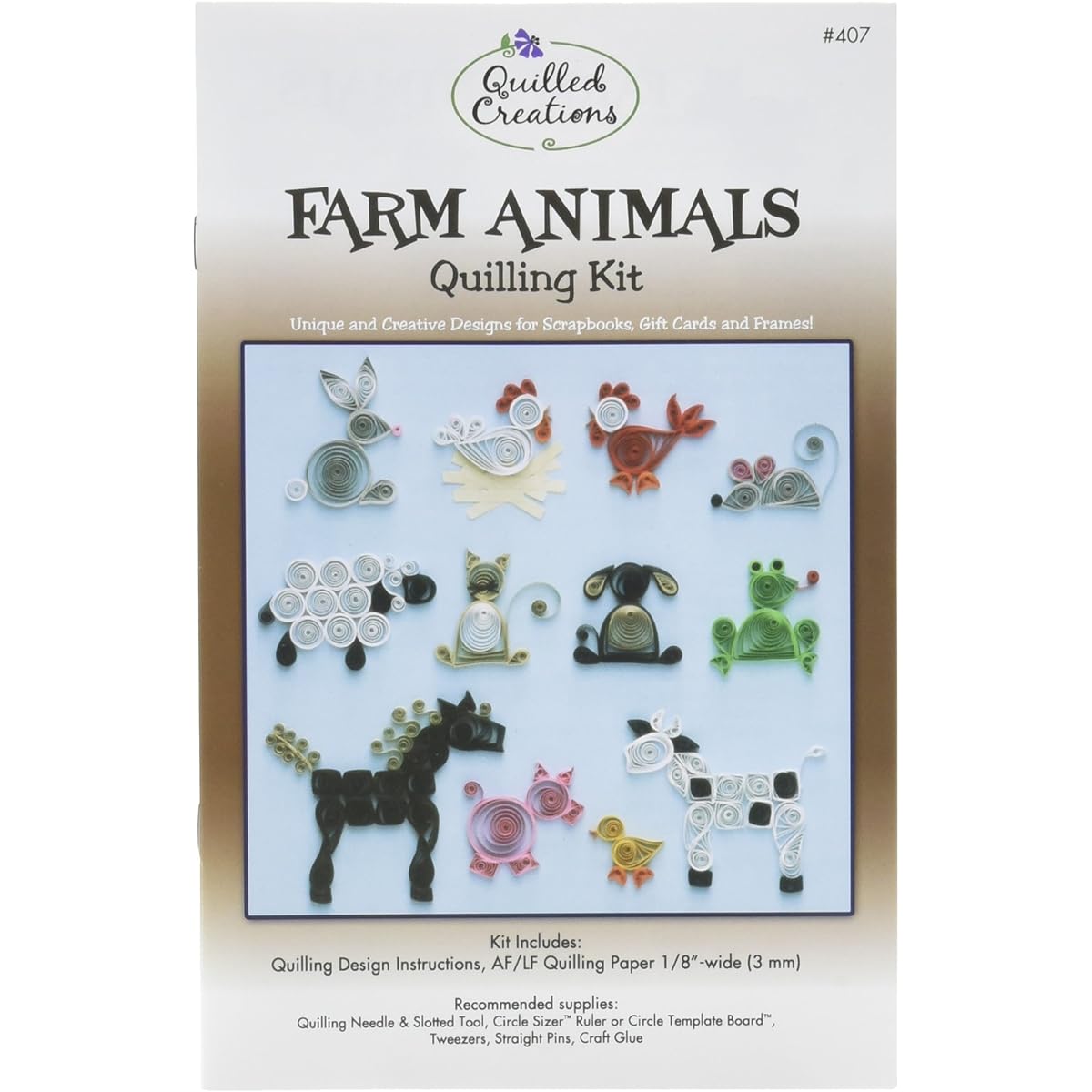 Quilling kit (farm animal)