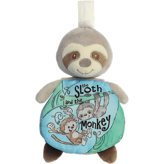 Aurora World Ebba - Softbook 9 inch Story Pals Sloth and Monkey