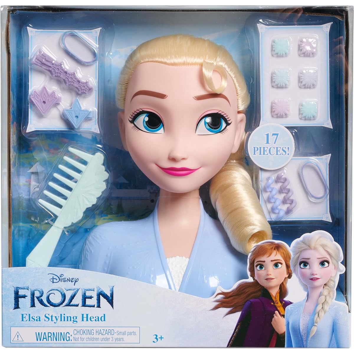 Just Play Disney Disney [Frozen 2] Frozen 2 Elsa Styling Head Princess Toy Girls Fashionable Hair Accessory Frozen [Parallel Import]