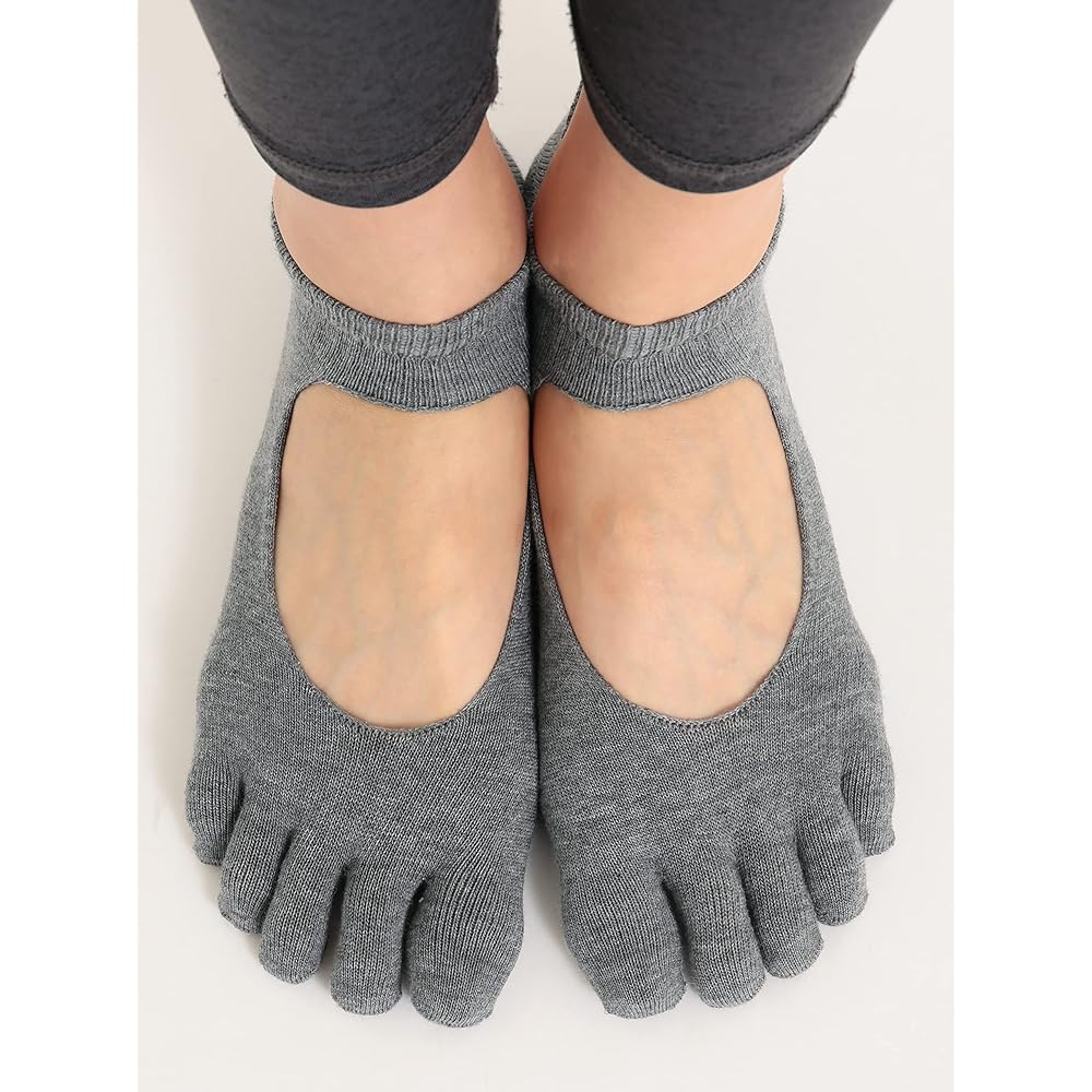 [Suria] Yoga Socks [Vela Socks] <Made in Japan> One Size Fits Most Five Toe Socks Non-slip
