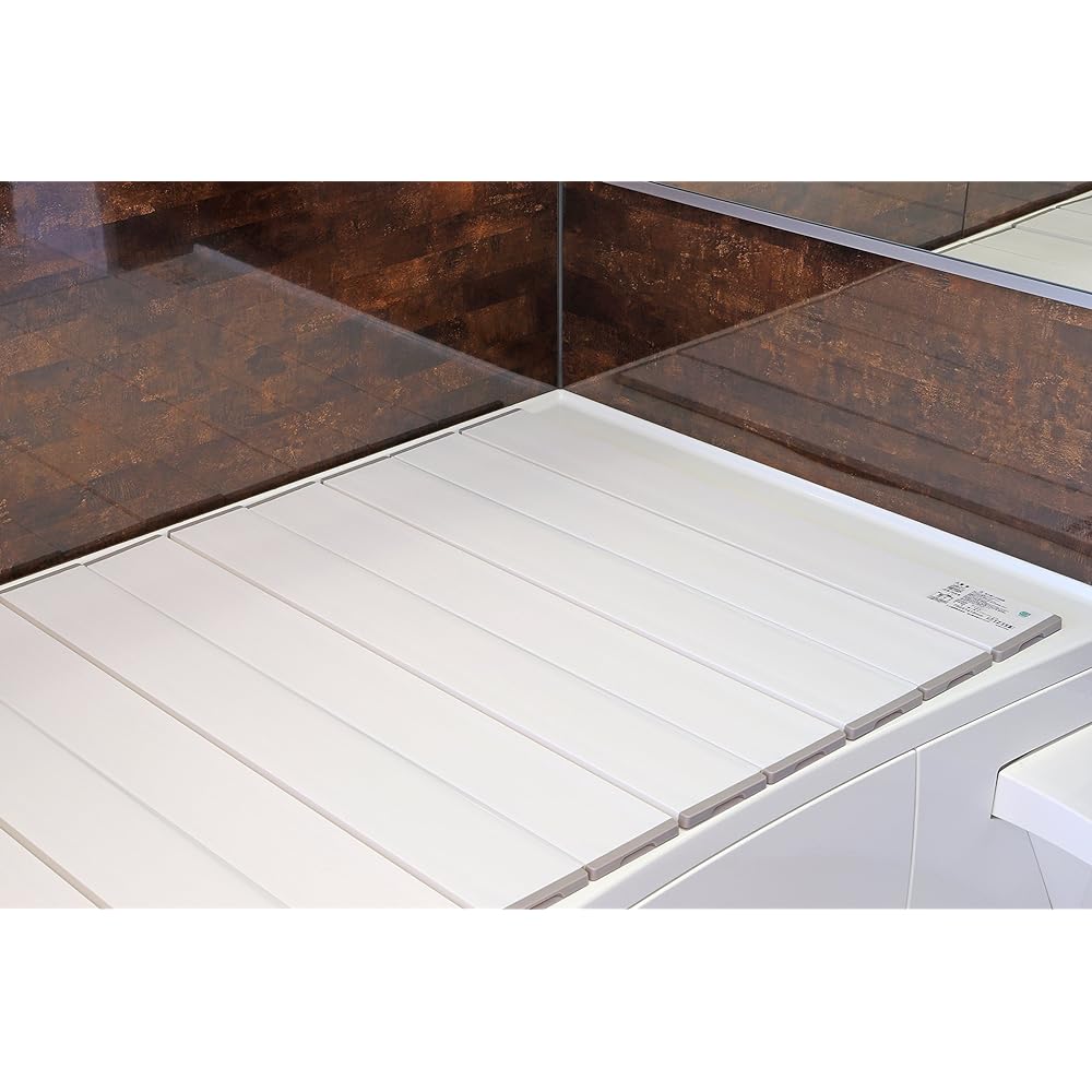 Mie Sangyo Bath Lid Folding 750 x 1620mm Ivory Slim Plus L16