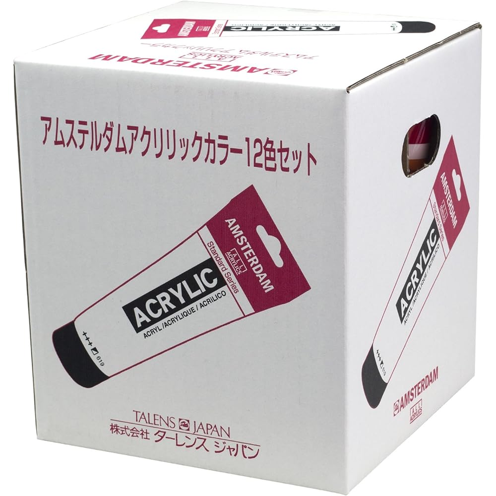 Talens Japan Talens Acrylic Paint Amsterdam Acrylic Color 12 Colors AN Set AAC#12SETAN 120ml 498779