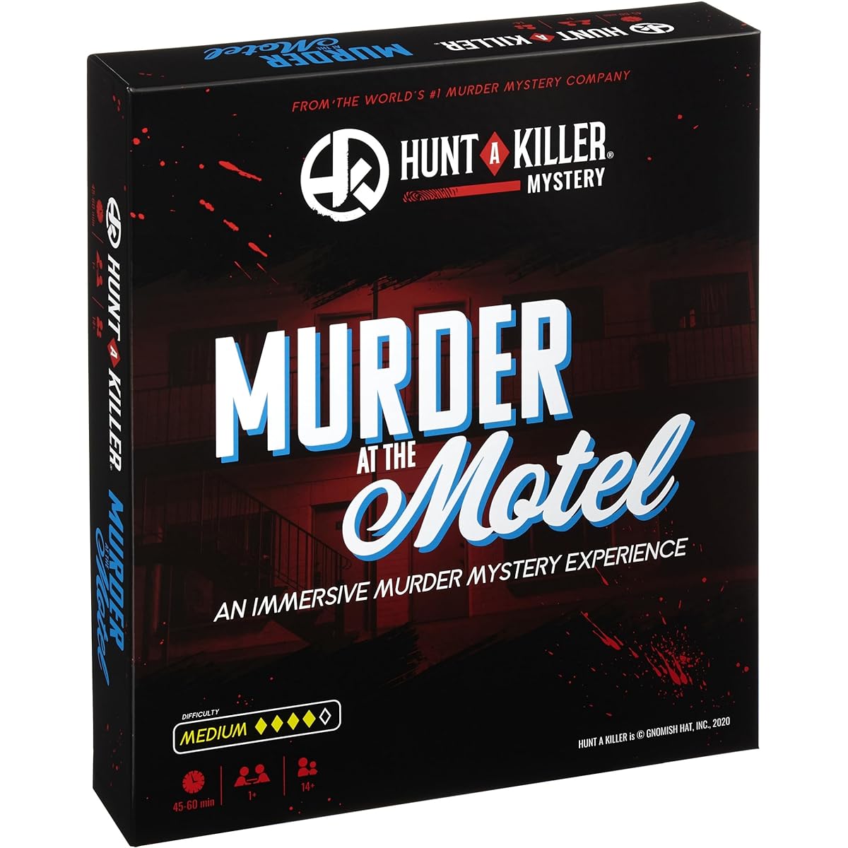 Hunt A Killer Murder at The Motel - An immersive murder mystery experience - Game for true crime fans with evidence and puzzles - Solve the crime on date night or family game night - For ages 14+