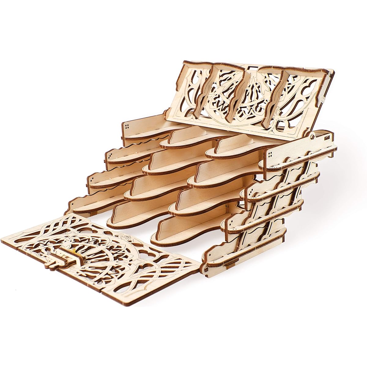 Ugears Wooden Card Holder for Board Games DIY Best Playing Card Holder Assembled