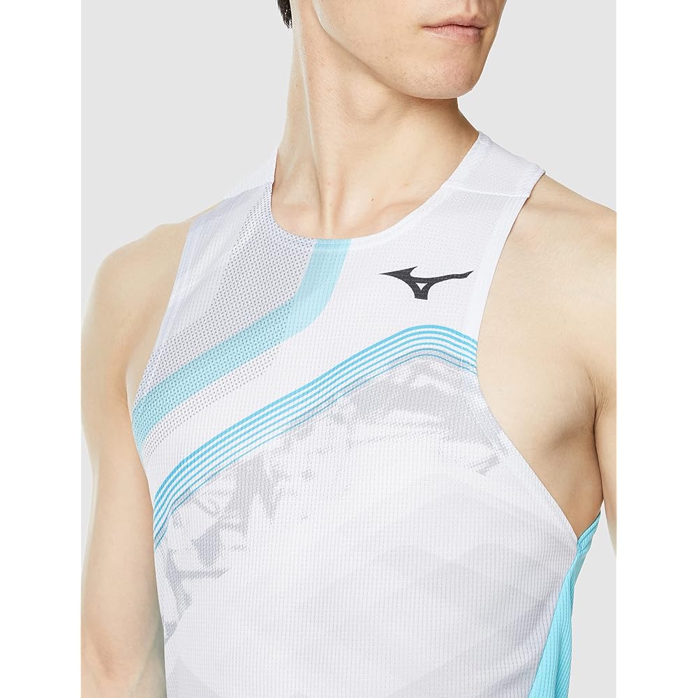 [Mizuno] Track and Field Wear MTC Racing Shirt Short Sleeve Highly Breathable U2MAA002 Men's